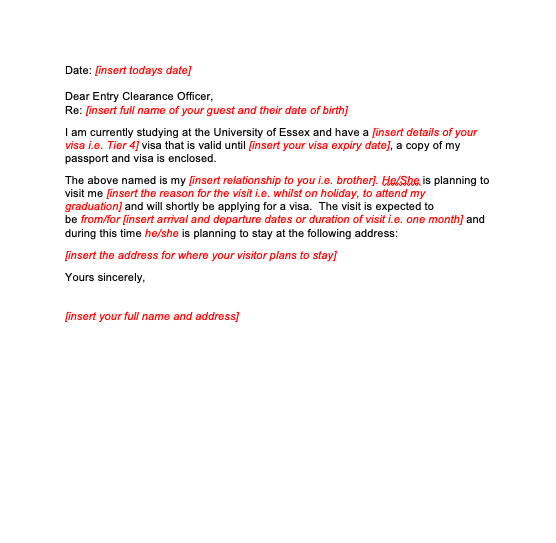Character Reference Letter Format For Immigration 